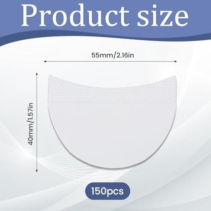 Larrel 150-Piece Eyeshadow Shields: Lint-Free Under Eye Patches for Flawless Makeup Application