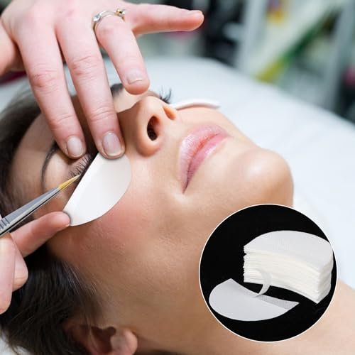 Larrel 150-Piece Eyeshadow Shields: Lint-Free Under Eye Patches for Flawless Makeup Application - görsel 12