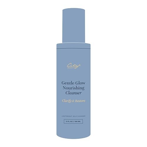 City Beauty Gentle Glow Nourishing Cleanser - 5 oz Lightweight Jelly Hydrating Face Wash for All Skin Types, Removes Oil, Makeup & Impurities, Ceramide Complex & Apple Extract for Glowing Skin - görsel 14