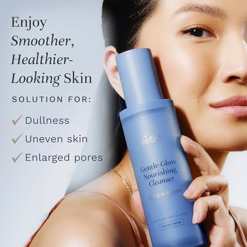 City Beauty Gentle Glow Nourishing Cleanser - 5 oz Lightweight Jelly Hydrating Face Wash for All Skin Types, Removes Oil, Makeup & Impurities, Ceramide Complex & Apple Extract for Glowing Skin - görsel 4