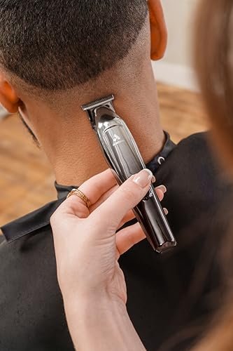 Andis 562888 Slimline Pro II Cordless Beard and Hair Trimmer - Lithium-Ion, 4 Attachment Combs, Lightweight, Powerful Motor, Black Avelisse