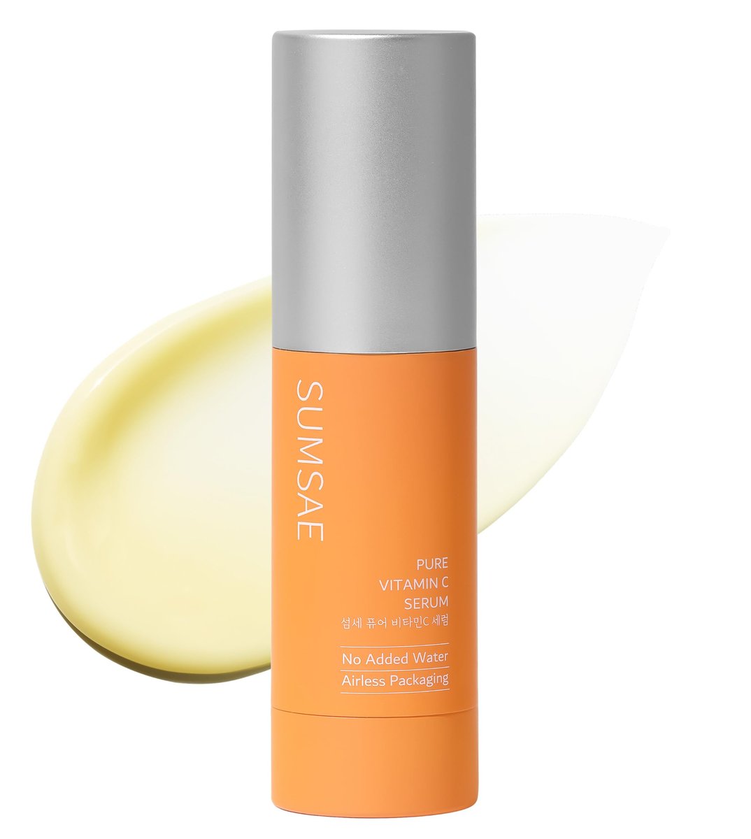 SUMSAE Pure Vitamin C Serum - Korean Skincare with 10.5% Pure Vitamin C, Waterless Formula, Airless Pump for Brightening & Firming, 30ml Avelisse
