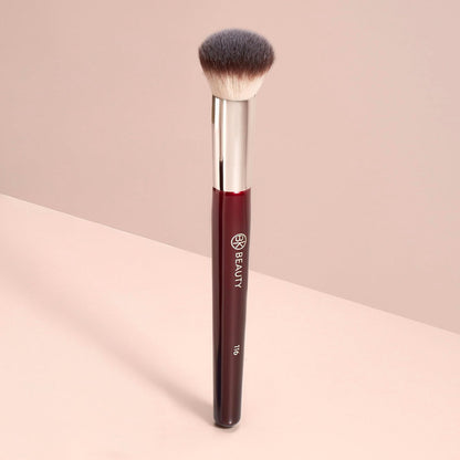 BK BEAUTY 116 Small Round Complexion Brush – Compact Vegan Makeup Brush for Cream Blush, Contour, Bronzer & Foundation Avelisse