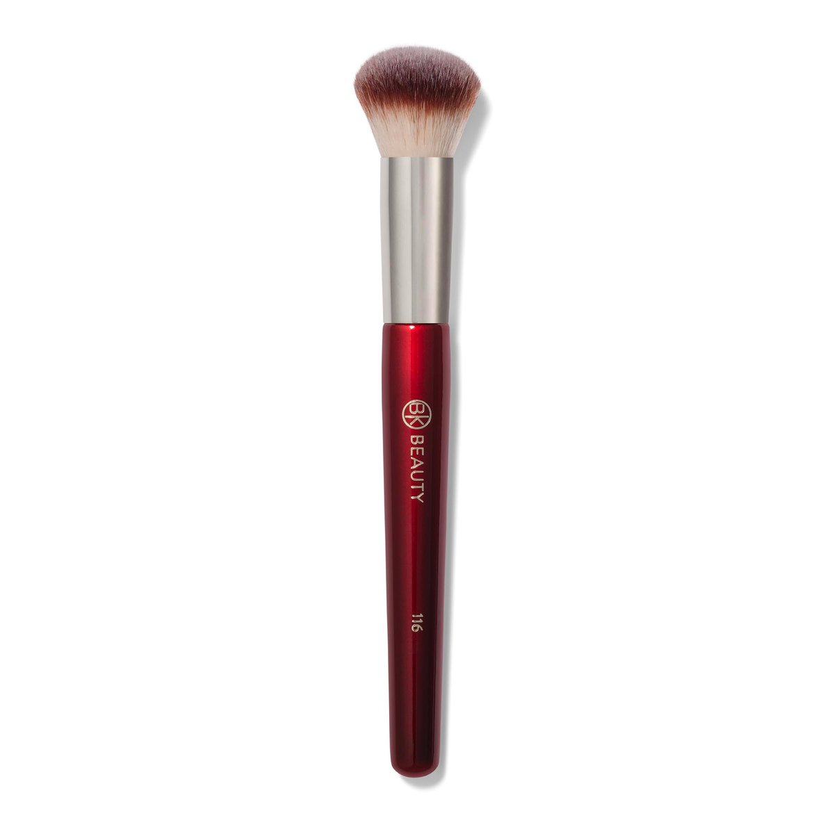 BK BEAUTY 116 Small Round Complexion Brush – Compact Vegan Makeup Brush for Cream Blush, Contour, Bronzer & Foundation Avelisse