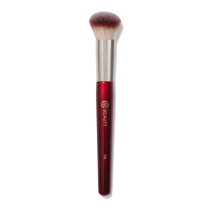 BK BEAUTY 116 Small Round Complexion Brush – Compact Vegan Makeup Brush for Cream Blush, Contour, Bronzer & Foundation Avelisse