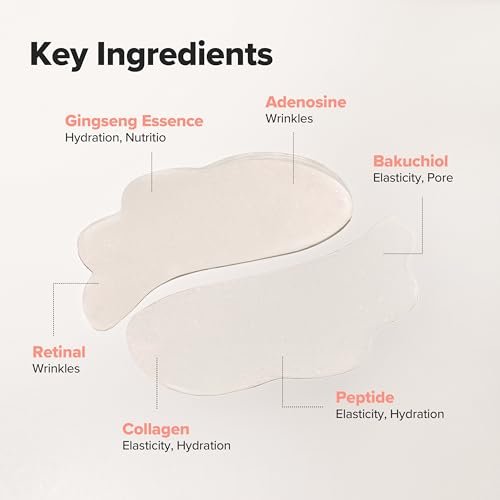 Beauty of Joseon Revive Under Eye Patch Retinal Ginseng - 60 Sheets (30 Pairs) for Puffy Eyes, Dark Circles, and Fine Lines | Collagen Peptide Korean Skincare for Women and Men Avelisse