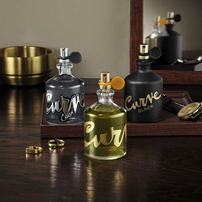 Curve Cologne 3-Pc. Spray Coffret Gift Set for Men - Travel Size Fragrance (0.5 fl oz each) Avelisse