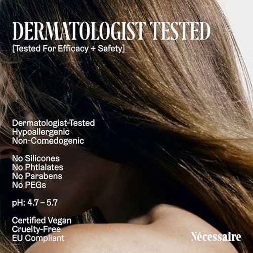 Nécessaire Rosemary Serum for Hair Growth – Denser, Fuller, Healthier Hair – 70% Rosemary Water, Oil, Extract + 5% Capixyl™ – Vegan, Quick-Dry, No Residue – 1 fl oz Avelisse