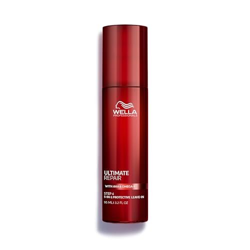 Wella Professionals ULTIMATE REPAIR 5-in-1 Protective Leave-In Treatment for Damaged Hair | Repairs, Smoothens Frizz, UV & Heat Protectant | For All Hair Types | 3.2 Fl Oz Avelisse