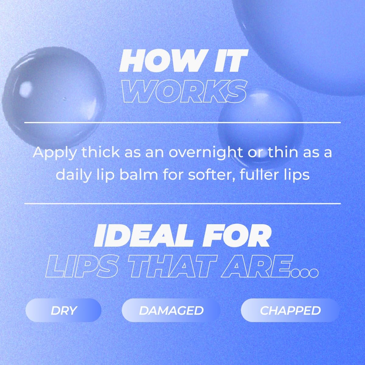 Vitamasques Lip Mask Pack of 3 - Hydrating Cocoa Butter Lip Balm with Vitamins & Natural Oils for Nourished, Plumped Lips Avelisse