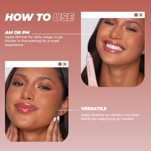 Vitamasques Lip Mask Pack of 3 - Hydrating Cocoa Butter Lip Balm with Vitamins & Natural Oils for Nourished, Plumped Lips Avelisse