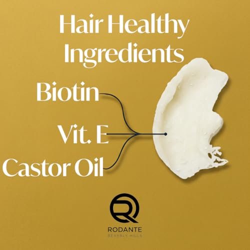 Rodante Beverly Hills Biotin Matte Cream Texture Paste Clay Pomade - Premium Thickening Cream, Medium Hold, Anti Hair Loss & Hair Growth Support for Thinning Hair, 85g / 3oz Avelisse