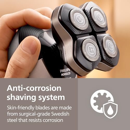 Philips Norelco Genuine Replacement Heads for Head Shaver Pro HS5980, HS7980, HS9980 – 4-Pack Self-Sharpening ComfortCut Blades (HS740/40) Avelisse