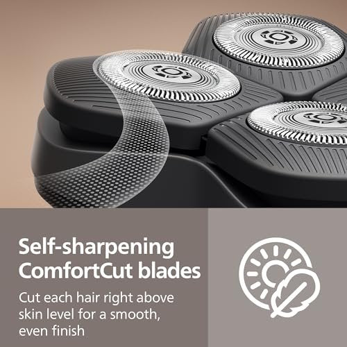 Philips Norelco Genuine Replacement Heads for Head Shaver Pro HS5980, HS7980, HS9980 – 4-Pack Self-Sharpening ComfortCut Blades (HS740/40) Avelisse