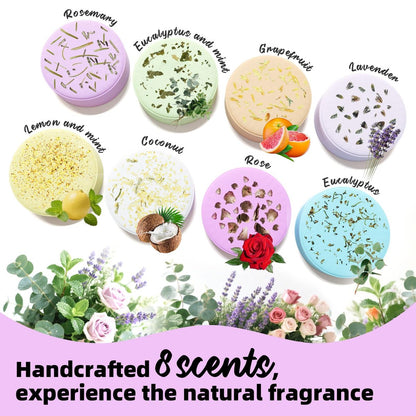 iukoien Shower Steamers Aromatherapy - 8 Pack Shower Bombs for Relaxation, Self Care, Home SPA with Natural Essential Oils, Gift for Women, Men, Mom, Him, Her Avelisse