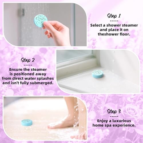 iukoien Shower Steamers Aromatherapy - 8 Pack Shower Bombs for Relaxation, Self Care, Home SPA with Natural Essential Oils, Gift for Women, Men, Mom, Him, Her Avelisse