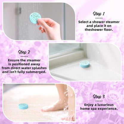iukoien Shower Steamers Aromatherapy - 8 Pack Shower Bombs for Relaxation, Self Care, Home SPA with Natural Essential Oils, Gift for Women, Men, Mom, Him, Her Avelisse