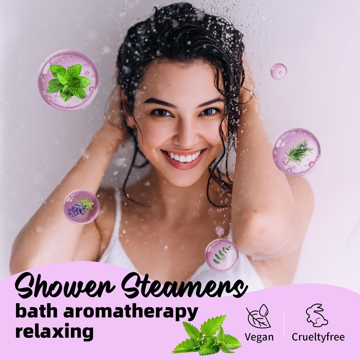 iukoien Shower Steamers Aromatherapy - 8 Pack Shower Bombs for Relaxation, Self Care, Home SPA with Natural Essential Oils, Gift for Women, Men, Mom, Him, Her Avelisse