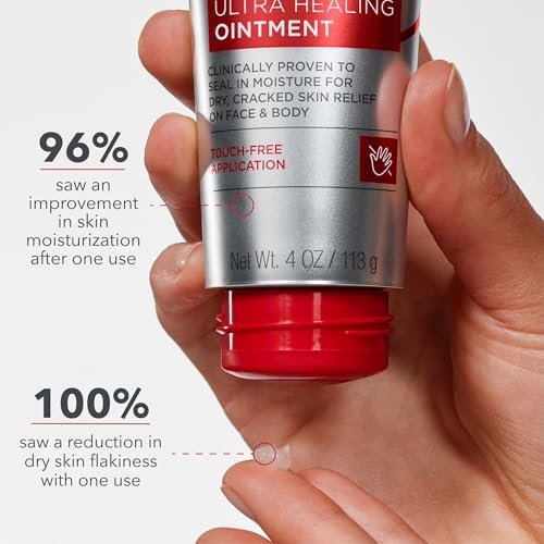 Curel Ultra Healing Ointment with Touch Free Applicator – 4 oz – Body & Face Moisturizer for Dry Skin - görsel 8