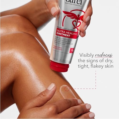 Curel Ultra Healing Ointment with Touch Free Applicator – 4 oz – Body & Face Moisturizer for Dry Skin - görsel 10