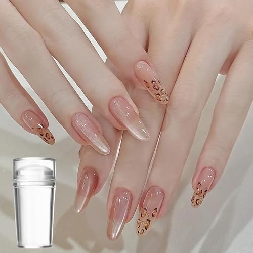 Clear Silicone French Tip Nail Stamp Kit – DIY Nail Art Stamper with Scrapers & Brushes for French Manicure at Home - görsel 14