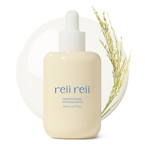 reii reii Gold Rice Energy Softening Essence – Daily Gentle Exfoliator with LHA & PHA, for Smooth Texture and Radiant Glow, Vegan Korean Beauty (2.70 fl.oz / 80ml) Avelisse