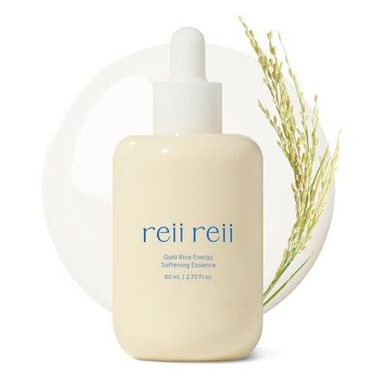 reii reii Gold Rice Energy Softening Essence – Daily Gentle Exfoliator with LHA & PHA, for Smooth Texture and Radiant Glow, Vegan Korean Beauty (2.70 fl.oz / 80ml) Avelisse