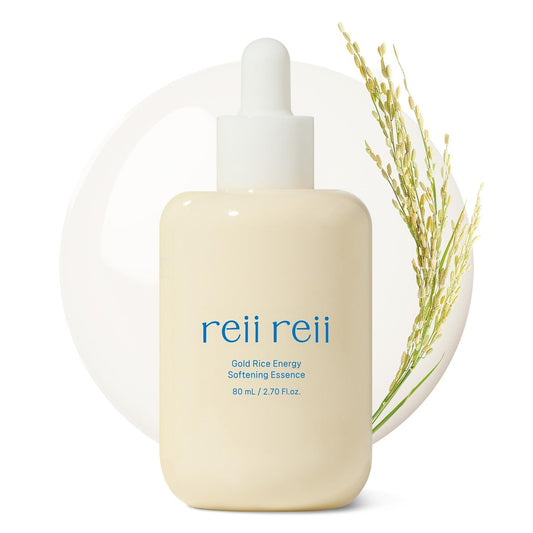reii reii Gold Rice Energy Softening Essence – Daily Gentle Exfoliator with LHA & PHA, for Smooth Texture and Radiant Glow, Vegan Korean Beauty (2.70 fl.oz / 80ml) Avelisse