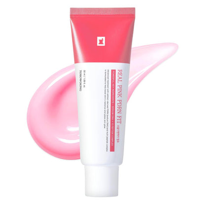 TOSOWOONG Real Pink PDRN Fit Salmon DNA Wrapping Mask - 12 Peptides & Hydrolyzed Collagen Peel Off Facial Mask for Elasticity, Firming, Moisturizing, Glow, Glass Skin - Korean Skincare, 50ml Avelisse