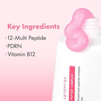 TOSOWOONG Real Pink PDRN Fit Salmon DNA Wrapping Mask - 12 Peptides & Hydrolyzed Collagen Peel Off Facial Mask for Elasticity, Firming, Moisturizing, Glow, Glass Skin - Korean Skincare, 50ml Avelisse
