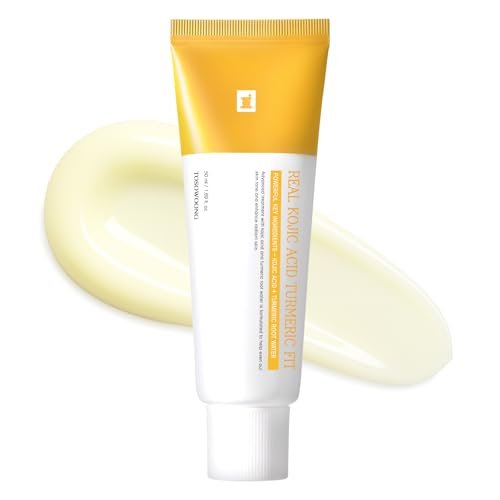 TOSOWOONG Real Kojic Acid Turmeric Fit Dark Spot Wrapping Mask - Vitamin C & Glutathione Peel Off Facial Mask for Even Tone, Elasticity, Hydration, Glass Skin - Korean Skincare, 50ml/1.69 fl. oz. Avelisse