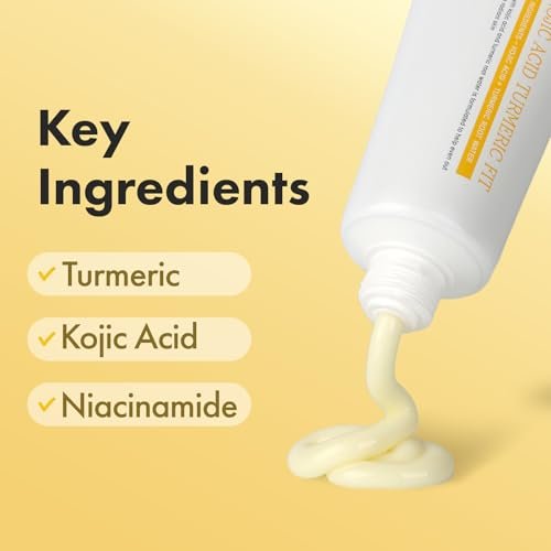TOSOWOONG Real Kojic Acid Turmeric Fit Dark Spot Wrapping Mask - Vitamin C & Glutathione Peel Off Facial Mask for Even Tone, Elasticity, Hydration, Glass Skin - Korean Skincare, 50ml/1.69 fl. oz. Avelisse