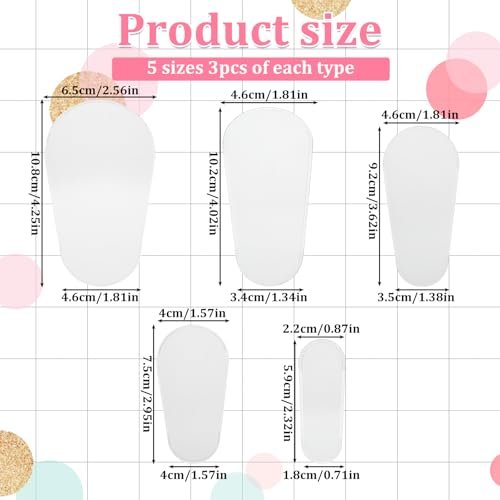 15 Pcs Cosmetic Brush Protectors - Portable Makeup Brush Covers for Safe Storage & Travel, Lightweight Plastic Guards Avelisse