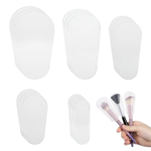15 Pcs Cosmetic Brush Protectors - Portable Makeup Brush Covers for Safe Storage & Travel, Lightweight Plastic Guards Avelisse