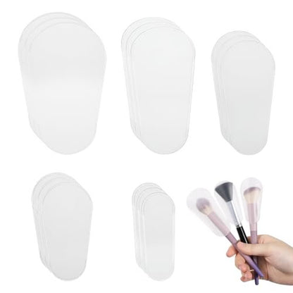 15 Pcs Cosmetic Brush Protectors - Portable Makeup Brush Covers for Safe Storage & Travel, Lightweight Plastic Guards Avelisse