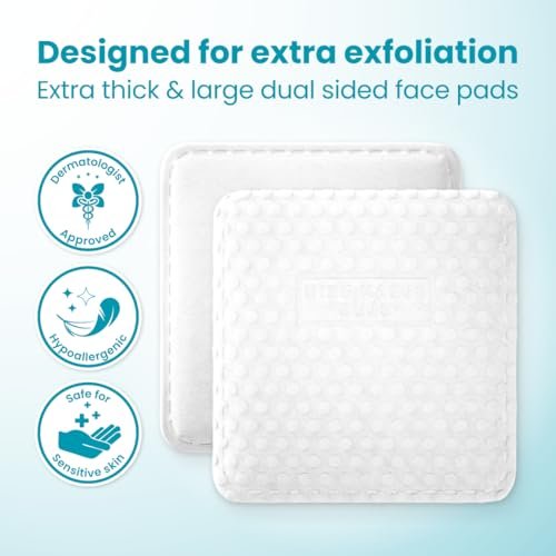 Clean Skin Club Clean² Blemish Control Face Pads – Extra Large Dual-Sided Cotton Pads for Blemish-Prone Skin, 100% Bio-Based, Dermatologist Approved, 60 Count - görsel 4