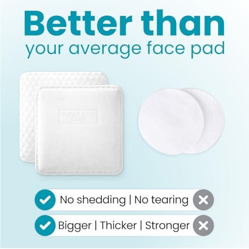 Clean Skin Club Clean² Blemish Control Face Pads – Extra Large Dual-Sided Cotton Pads for Blemish-Prone Skin, 100% Bio-Based, Dermatologist Approved, 60 Count - görsel 12