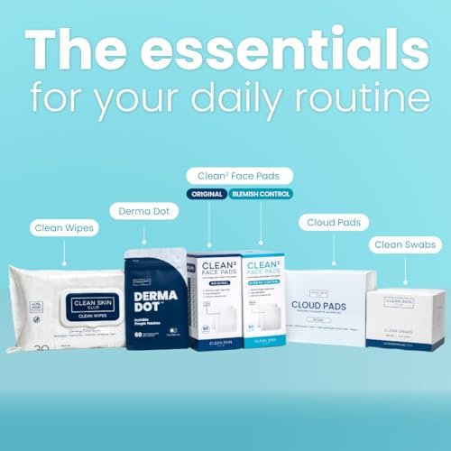 Clean Skin Club Clean² Blemish Control Face Pads – Extra Large Dual-Sided Cotton Pads for Blemish-Prone Skin, 100% Bio-Based, Dermatologist Approved, 60 Count - görsel 14