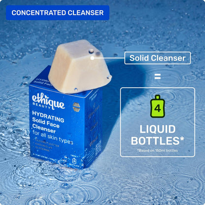 Ethique Hydrating Solid Face Cleanser – Plastic-Free, Vegan, Cruelty-Free, 2 Bars Avelisse