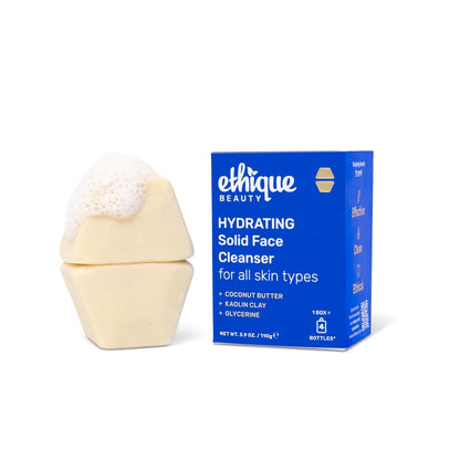 Ethique Hydrating Solid Face Cleanser – Plastic-Free, Vegan, Cruelty-Free, 2 Bars Avelisse