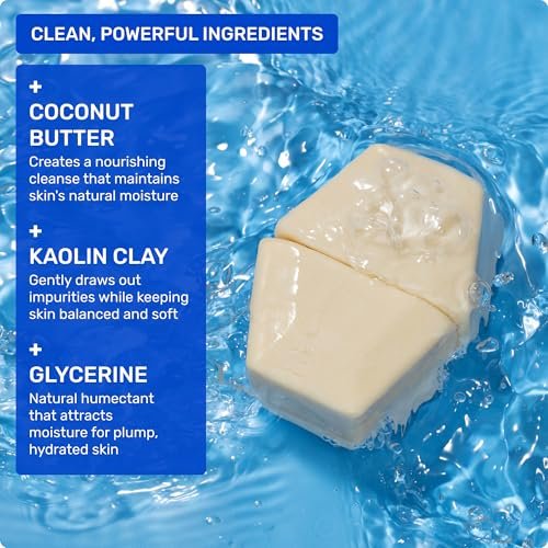 Ethique Hydrating Solid Face Cleanser – Plastic-Free, Vegan, Cruelty-Free, 2 Bars Avelisse