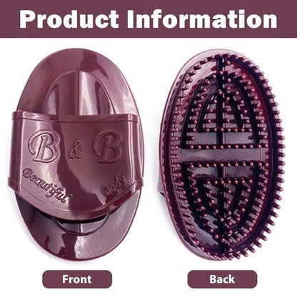 2pcs Meridian Massage Brush Set - Upgraded Professional Full Body & Scalp Acupressure Tool for Head-to-Toe Relaxation, Salon Quality Comb Gift Idea