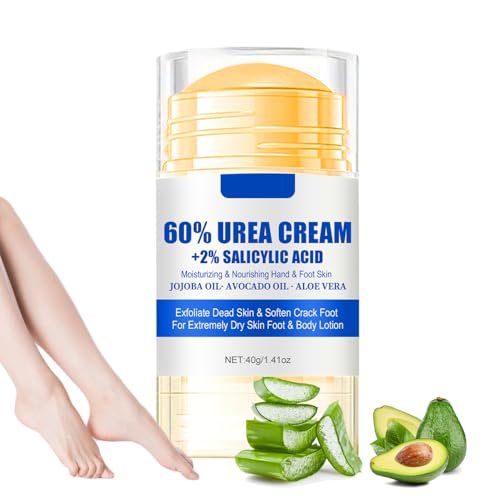 ZARICS Urea Cream 60 Percent for Feet Maximum Strength with 2% Salicylic Acid - Foot Lotion for Dry Cracked Heels, Callus Remover, Hydrates & Softens Dry Skin, Exfoliates Dead Skin (1 Fl Oz) - görsel 2