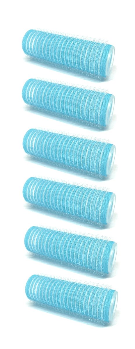 6-Pack Small Self-Grip Hair Rollers – 20mm (0.8") Volume Curlers, Random Color