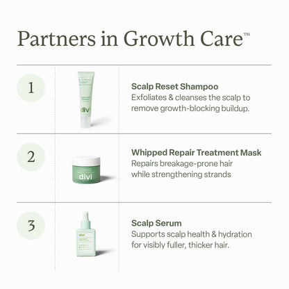 Divi Clarifying Scalp Reset Shampoo - Weekly Deep Cleansing Treatment for Product Buildup and Hard Water, 34 Fl Oz Avelisse