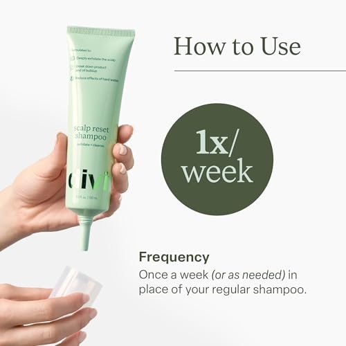 Divi Clarifying Scalp Reset Shampoo - Weekly Deep Cleansing Treatment for Product Buildup and Hard Water, 34 Fl Oz Avelisse