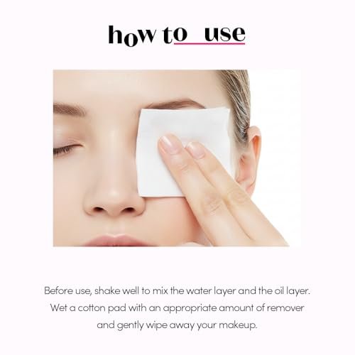ETUDE Lip & Eye Remover - Gentle Water and Oil Formula, 8.45 fl.oz (250ml) - Deep Cleansing Makeup Remover for Sensitive Skin, Korean Skin Care Avelisse