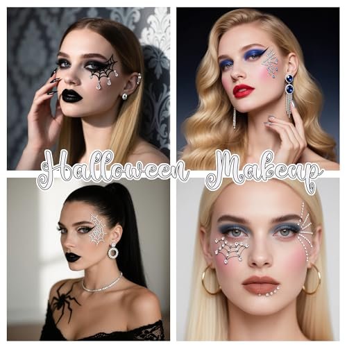 Self-Adhesive Face Gems & Body Glitter: Festival Rave Essentials - Temporary Tattoo Rhinestones for Women - görsel 10