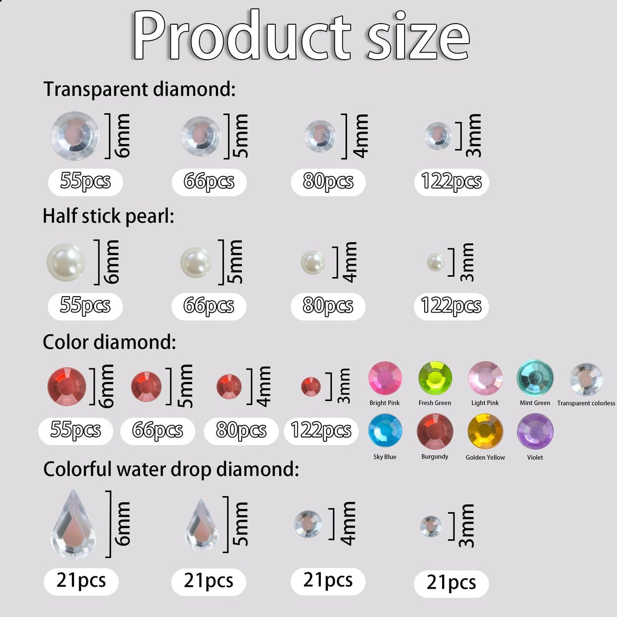 Self-Adhesive Face Gems & Body Glitter: Festival Rave Essentials - Temporary Tattoo Rhinestones for Women - görsel 7