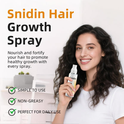 Snidin Hair Growth Spray – Biotin & Rosemary Oil Multi-Effect Scalp Treatment for Thinning Hair with Ginseng & Arborvitae – 60ml Avelisse